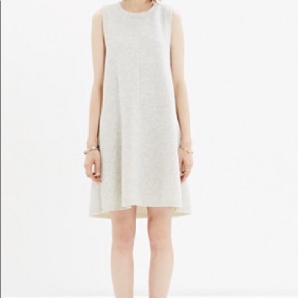 Madewell Anytime Dress Scuba Heather Gray size XS